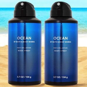 Bath & Body Works Lot of 2 OCEAN Men’s Collection Body Spray Cypress Vetiver Air
